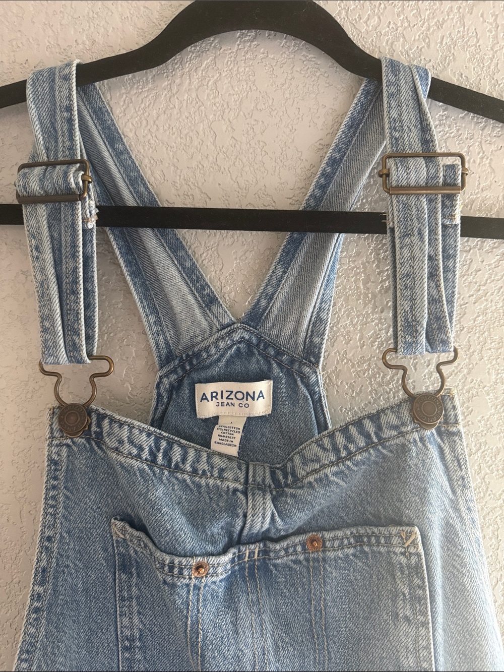 Arizona Jean‎ Company Light Wash Denim Overalls
